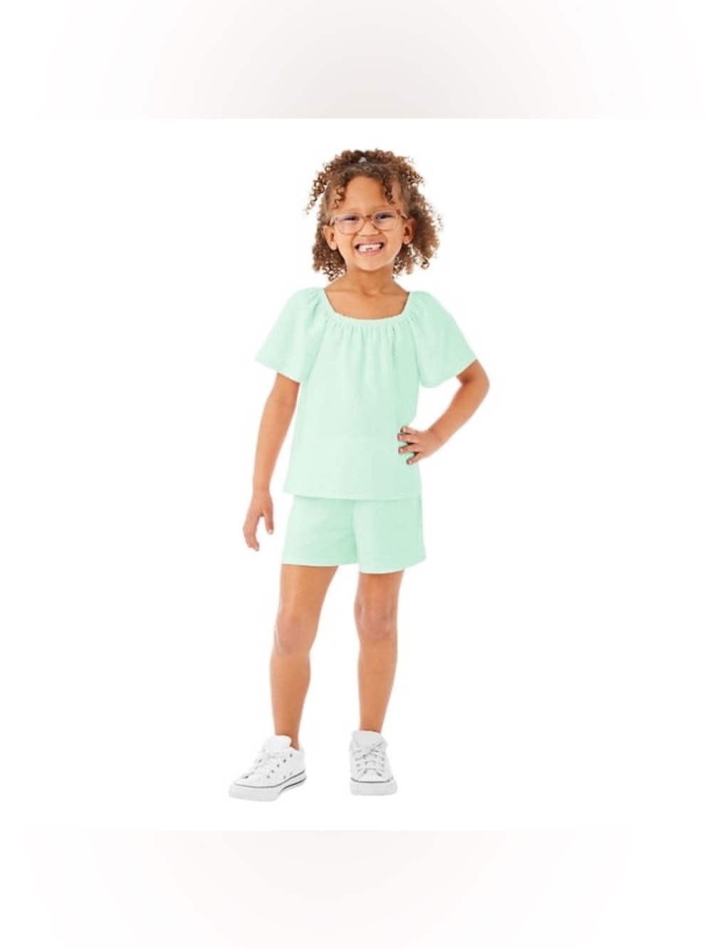 Member's Mark Girls 2-Piece Playwear Mint Green Size 3T